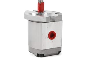 OUKANING Hydraulic Gear Pump Mini High Pressure Hydraulic Gear Pump Flat Key Shaft SAE 21MPa 6ml/r 3200rpm