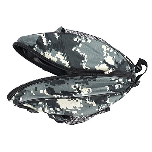 FoRapid Size 7/29.5" Basketball Bag Soccer Ball Football Volleyball Softball NBA Basketball Bag Holder Carrier+Adjustable Shoulder Strap 2 Mesh Pockets f/ Water Bottle Towel Sports Shoes-Camo (Camo)