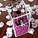 Putwo Clear Acrylic Makeup Organizer with Glossy Rosy Pearl - Small