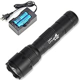 UltraFire LED Flashlight 1000 Lumen Flashlight 502B 5 Modes Waterproof Emergency Flashlights Battery Charger Kit