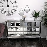 Melody Maison Vintage Mirrored Tv Cabinet Tiffany Range Amazon