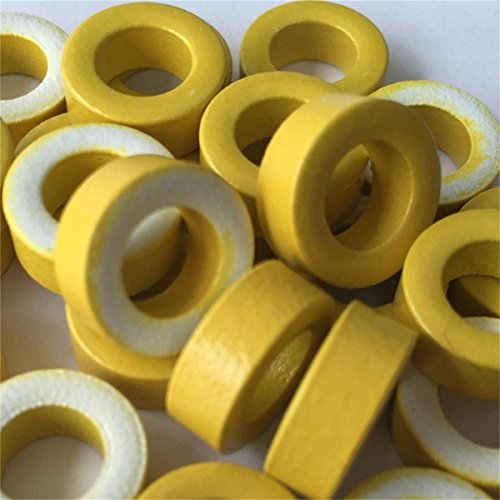50ea 13X8X5mm toroidal ferrite core ferrite Ring for Inductors Chokes Isolators or Cable Wires as EMI RF Filter ferrite Bead AT50-26