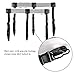 Shirt Stays,Jelinda 2 Piece Mens Elastic Suspender Garter Belts Non-slip Locking Clamps (1-Black White)