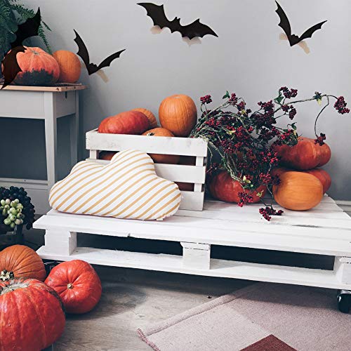Gooday 148 PCS Halloween Bat Decorations, Black PVC 3D Scary Bats Wall Window Decal Stickers Realistic Spooky Hanging Bats for Indoor Outdoor Halloween Eve Decor Home Window Decoration - Thumbnail 6