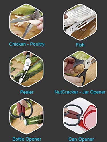 4 Gerior+Kitchen+Scissors+Utility+Vegetables