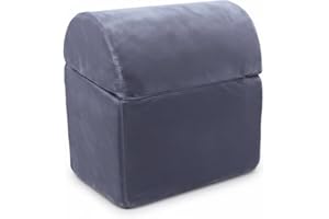 DROUNPHI Adjustable Foot Rest for Under Desk - 3-in-1 Ergonomic Foot Stool with Zipper Connection, Height Adjustable for Office, Home & Gaming (Gray)