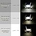 EASTERNSTAR Solar Deck Lights 10-Pack, 4 LEDs, Stainless Steel, Solar Powered, Waterproof IP44, Ideal Outdoor Lights for Step Stair Deck Fence Path Patio Pathway, Cool White