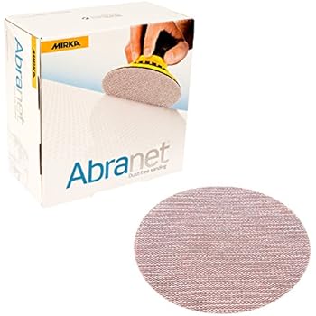 Mirka 9A-241-320 6-Inch 320 Grit Mesh Abrasive Dust Free Sanding Discs,Box of 50 Discs