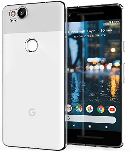 Centopi Google Pixel 2 Case Scratch Resistant - Ultra Slim & Lightweight - NO Bulkiness - TPU Gel Soft Thin Silicone Back Cover - Crystal Clear