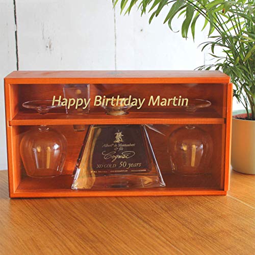 Cognac-Set XO Gold Cristal 50 Jahre mit Gläsern und Personalisierung – Bild 5