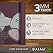 Gaiam Kids Yoga Mat Exercise Mat, Yoga for Kids with Fun Prints – Playtime for Babies, Active & Calm Toddlers and Young Children, Ears, 3mmthumb 2