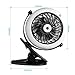 WEINAS Battery Operated Fan, 2 in 1 Misting Fan Clip On Baby Stroller Fan Rechargeable USB Portable Mini Desk Table Fan for Home,Office,Travel