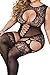 YELETE Killer Leg Women One Size/Plus Size Exotic Mini Dress Babydoll Bodystocking