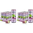 Bloom Nutrition Sparkling Energy Drink for Focus, Natural Caffeine, Zero Sugar, 180mg Caffeine, Antioxidant-Rich with Green Coffee Bean, Green Tea Extract, & Prebiotics, Cherry Lime 12oz 24 Pack