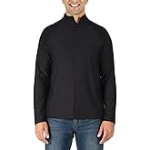Gerry Men's Moisture Wicking Active Stretch Long Sleeve Quarter Zip Pullover