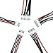 FLY RC 10pcs 22AWG 2S 3S 4S 5S 6S Lipo Battery Balance Charger Cable JST XH Connector Adapter Plug(Each 2pcs