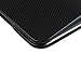 Skinomi Black Carbon Fiber Full Body Skin Compatible with Samsung Galaxy View (18.4 inch)(Full Coverage) TechSkin with Anti-Bubble Clear Film Screen Protector