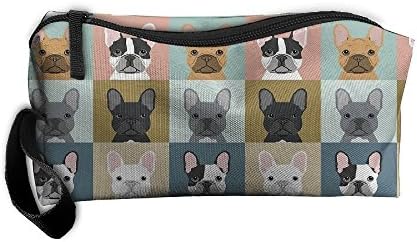 French Bulldog Dog Cute Multifunction Portable Make-up Mini Bag Makeup Bag Sewing Kit Medicine Bag Cosmetic Bag For Home Office Travel