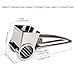 zswell Cheese Grater Rotary multi-function super sharp grater Grater thickened stainless steel cheese shredder used in cheese, vegetables, chocolate and nuts