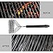 LT&PK Grill Brush BBQ Cleaning Scraper - 18'' Long Handle 3 in 1 Stainless Steel BBQ Grill Cleaning Brush - Barbecue Grill Cleaner for Porcelain,Propane,Infrared,Gas,Charcoal,Weber Grill