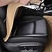 Car Seat Cushion, 1PC Edge Wrapping Car Interior PU Leather Car Seat Cushions Protector Front Car Seat Covers, Single Seat Cushion Cover Pad Mat for Auto Four-door sedan & SUV Driver Seat(Beige)