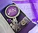 Personalized RN Nurse ID Badge Reel, Custom RN Retractable ID holder, Purple Nurse Name LPN BSN Gift