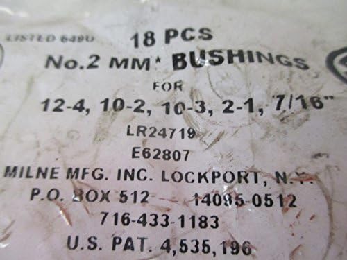 LOT OF 18 MILNE LR24719 BUSHINGNEW IN FACTORY BAG