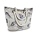 Moskus Gear Beach Bag With Inner Zipper Pocket from Tote Bag with Top Zipper and Rope Handles (M-Medium, Beige)