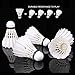 ZHENAN 12-Pack Advanced Goose Feather Badminton Shuttlecocks with Great Stability and Durability,Indoor Outdoor Sports Hight Speed Training Badminton Birdies Balls