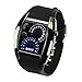 MuchBuy NEW Sports RPM Turbo Blue & White Flash LED Car Speed Meter Dial Men Gift Watch
