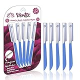 Women's Facial Razor Home Dermaplaning - Eyebrow Razor For Women Face Peach Fuzz Hair Removal Womens Face Exfoliating At Daily Eyebrow Shaping Tool