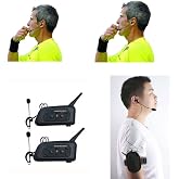 Maxquall Referee Headset 2 Referees Full Duplex Football Wireless Comunicador Football Headsets Referee Communication