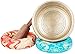 CAHAYA Singing Bowls Tibetan with 2 Cushions 4.3 Inches Meditation Sound Bowl Handcrafted in Nepal for Yoga, Deep Relaxation, Stress Reduction, Holistic Healing, Reiki etc.