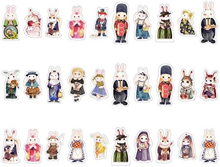 Rabbit Shaped Colorful Bookmarks, 30PCS