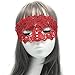 Sexy Babydoll Porn Lingerie Sexy Black/White/Red Hollow Lace Mask Erotic Costumes Women Sexy Lingerie Hot Cosplay Party Masks Style 1 Red