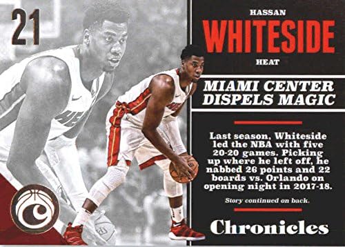 Basketball NBA 2017-18 Panini Chronicles #13 Hassan Whiteside #13 Chronicles NM+ Heat