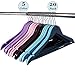 Wooden Hangers by Houzem™ - Anti-rust Hooks and Non-slip Bar - Maple Strong Wood Hanger for Suit and Coat (Pack of 20)
