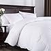 Puredown All Seasons White Down Comforter Cotton 600 Fill Power, Full/Queen Size, White