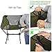 MARCHWAY Ultralight Folding Camping Chair, Portable Compact for Outdoor Camp, Travel, Beach, Picnic, Festival, Hiking, Lightweight Backpacking (Green)thumb 3