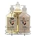 Liquid Soap & Lotion Kitchen Caddy: Tri Coastal Design Silver Wire Sink Basket Set - Honey Almond Dish Soap, Hand Soap, and Lotion - 13.5 Fluid Ounces