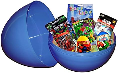Boys Giant Surprise Egg Filled With Blind Bags & Surprise Eggs Rare 14 Inch Egg (BLUE)