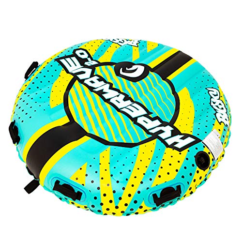 Big Sky HyperWave 2.0 Towable Tube for 1-2 People - Roomy, Durable Boating Tubes for Lake, Beach, River, Snow - Watersports Towables - Quick Inflation and Deflation - Two Person Boat Toys and Floats