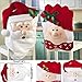 OLIA DESIGN Christmas Kitchen Chair Covers, RED