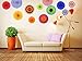 Fiesta Colorful Paper Fans Lantern Round Wheel Disc Design for Party,Event,Wedding Birthday Carnival Home Decorations (Colorful, 12PCS)