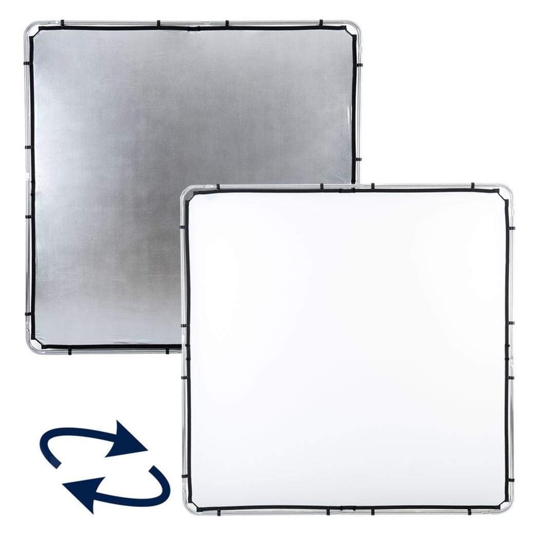 Manfrotto LL LR82231R Skylite Rapid Large Fabric - 2 x 2 m, Silver/White