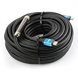 Postta Ultra HDMI 2.0V Cable(100 Feet) with Built-in Signal Booster-Support 3D,1080P,Ethernet,Audio Return & Ultra HD-1 Pack(Blue)