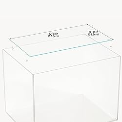 LANDEN 4mm Thick Clear Glass Aquarium Lid,Includes