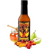 Hellfire Hot Sauce The Sauceress - Natural Gourmet Hot Sauce With Fruit and Honey, 5 oz.