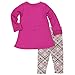 Nickelodeon Girls' Toddler Paw Patrol 2-Piece Legging Set, Dark Pink, 2T