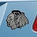 FANMATS 14791 Chicago Blackhawks 3D Chrome Metal Auto Emblem